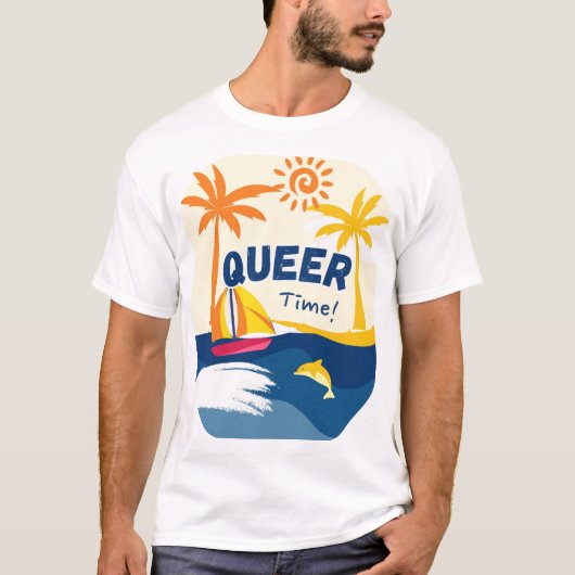 T-shirt Temps queer (Devant)
