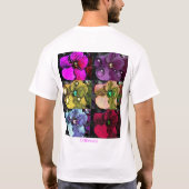T-shirt Temps six de violettes (Dos)