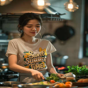 T-shirt Temps sucré d'été Citron