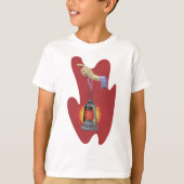 T-shirt Tenant Une Lanterne (Devant)