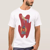 T-shirt Tenant Une Lanterne (Devant)