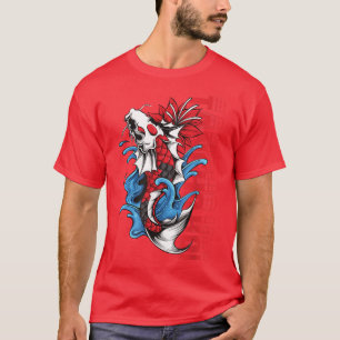 T-shirt Tencho Koi Carp Poisson Japon Design