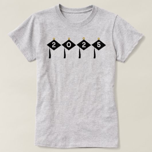 T-shirt tendance 2025 Graduation (Design devant)