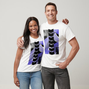 T-shirt tendance Abstrait Lavender Violet