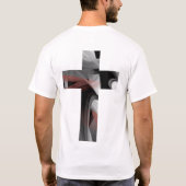 T-shirt tendance Abstraite Black White Powdery (Dos)