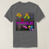 T-shirt Tendance actuelle Étrange collection de fleurs com (Design devant)