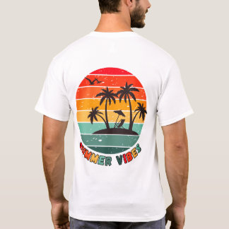 t-shirt tendance "ambiance estivale"