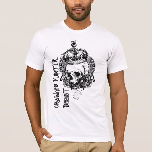 T-shirt tendance Crowned Martyr Desist (Devant)