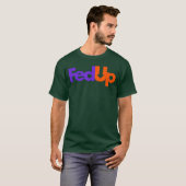 T-shirt Tendance Fed UpNoir rétro (Devant entier)