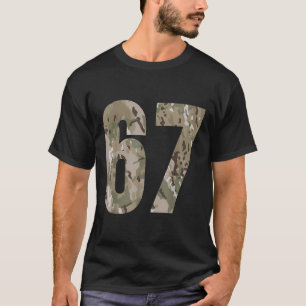 T-shirt Tendance Gen Alpha Six Seven 6 7 Meme Cam Multi Ca