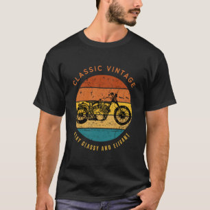 T-shirt Tendance Moderne Classique Vintage Motorcycle moto