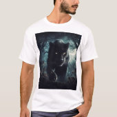 T-shirt Tendance panthère noire (Devant)
