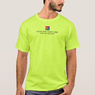 T-shirt Tendance Petit Texte Minuscule Télécharger Photo s