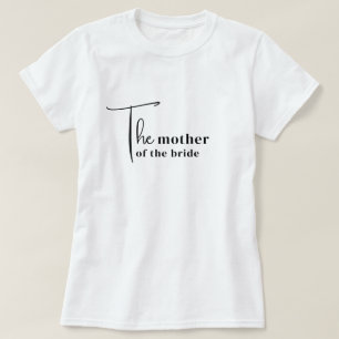 T-shirt tendance pour la mère de la mariée