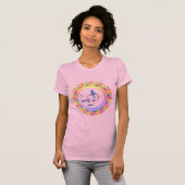 T-shirt tendance "rose" (Devant entier)