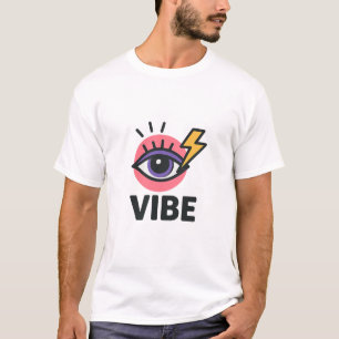 T-shirt Tendance Vibe esthétique - Oeil avec éclair