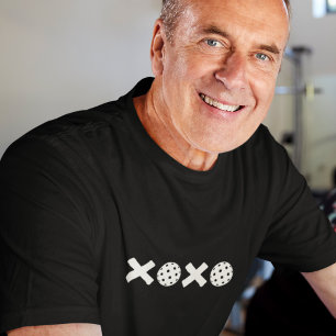 T-shirt Tendance XOXO Pickleball Hugs & Kisses