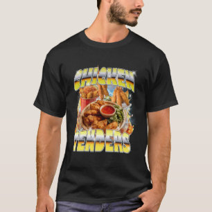 T-shirt Tendances de poulet de Thanksgiving Bootleg Rap Ro