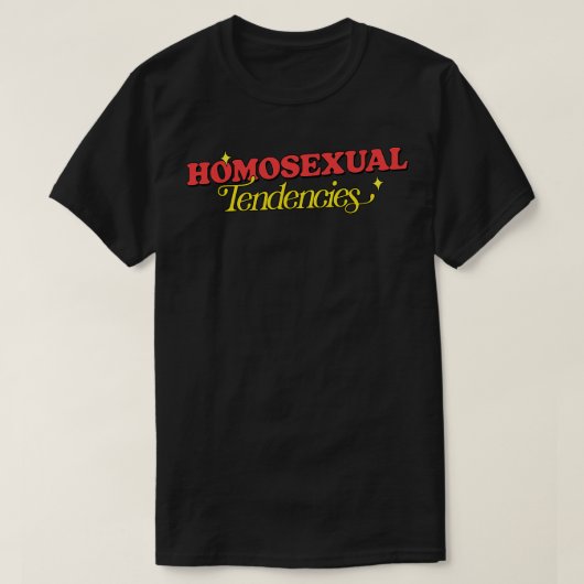 T-shirt Tendances homosexuelles (Design devant)
