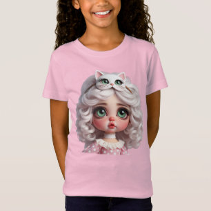 T-Shirt Tender Kitten, Poupée en Kitten Masque par Natasha