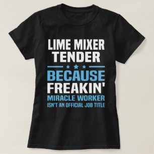T-shirt Tender Mixer Lime