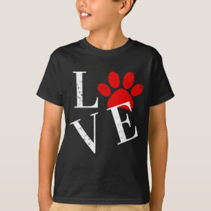 T-shirt TENDY LOVE DOG PAW