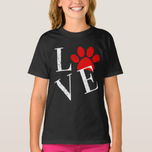 T-shirt TENDY LOVE DOG PAW