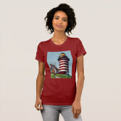 T-shirt Teneur de phare par Stevan Dohanos (Devant entier)
