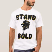 T-shirt Teneur droite en gras comme Lions Unisex (Devant)