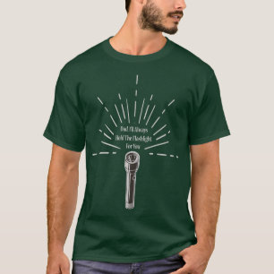 T-shirt Tenez La Fête des pères De La Lampe De Feu Drôle P
