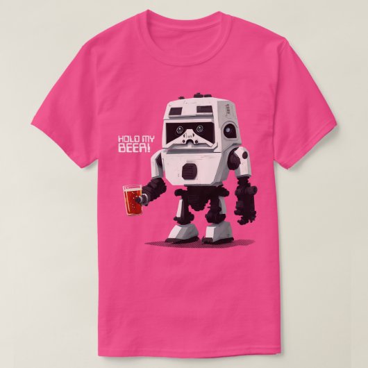 T-shirt Tenez ma bière (Design devant)