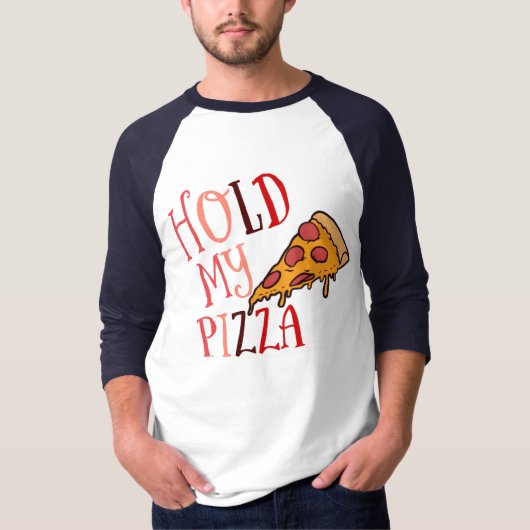 T-shirt Tenez ma pizza (Devant)