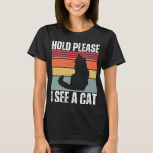T-shirt Tenez S'Il Vous Plaît Je Vois Un Chat Ragdoll Drôl