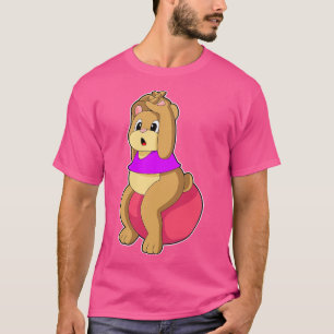 T-shirt Tenez-vous en forme avec balle d'exercice