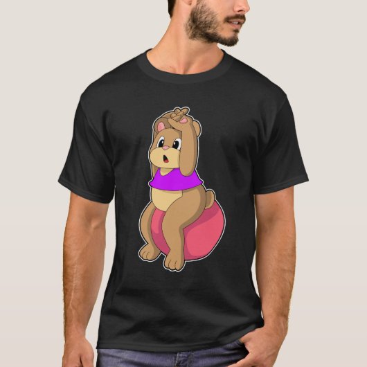T-shirt Tenez-vous en forme avec l'exercice ball.PNG (Devant)