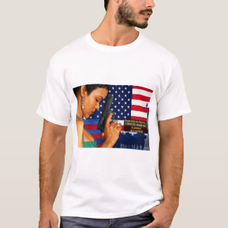 T-shirt Tenez-vous grand et tenez-vous debout pour la libe