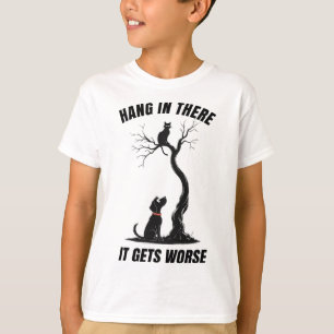 T-shirt Tenir bon, ça empire - Humour rétro sarcastique