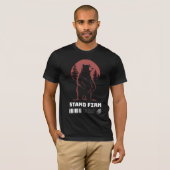 T-shirt Tenir ferme Ours – Graphisme de force et de faune (Devant entier)