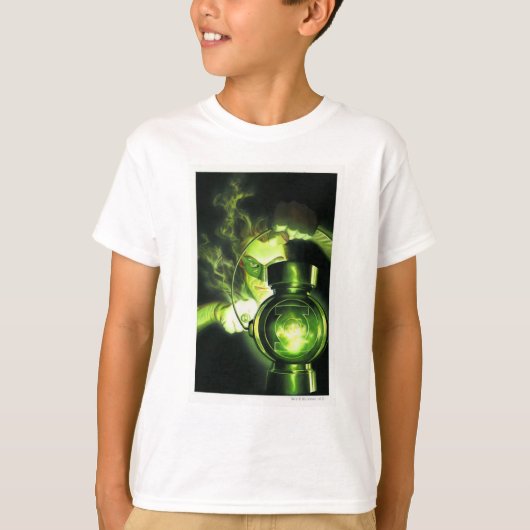 T-shirt Tenir la lanterne verte (Devant)