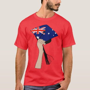 T-shirt Tenir le Casquette universitaire Carré Australie