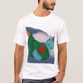 T-shirt Tenir les mains imprimé d'art de couple, cadeaux d (Devant)