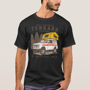 T-shirt TENKARA ANGLER Wisco Campout 2021 Premium