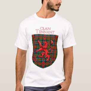 T-shirt Tennant Tartan Scottish Plaid Lion Rampant
