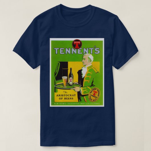 T-shirt Tennents Retro publicité (Design devant)
