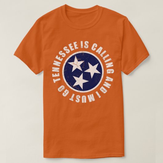T-shirt Tennessee Appelle Et Je Dois Y Aller (Design devant)