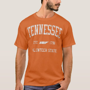 T-shirt Tennessee Design sportif Vintage Tennessean TN Tee