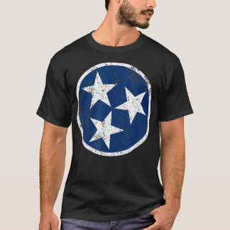 T-shirt Tennessee Flag Star Logo État bénévole Nashville