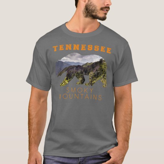 T-shirt Tennessee Great Smoky Mountains (Devant)