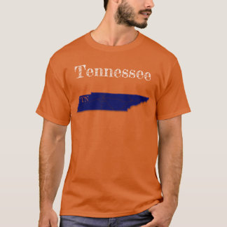 T-shirt Tennessee Interstates [Conception bleue de la mari