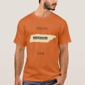 T-shirt - Tennessee Map met City (Voorkant)
